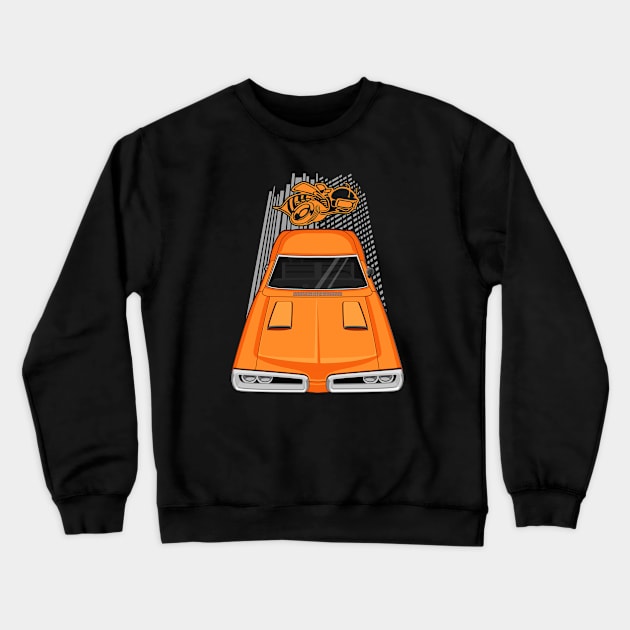 Dodge Coronet Super Bee 1970 - orange Crewneck Sweatshirt by V8social